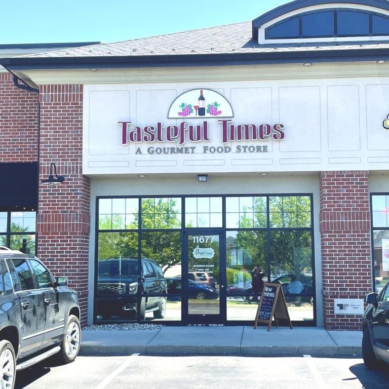 Photo of the front of the Tasteful Times Store